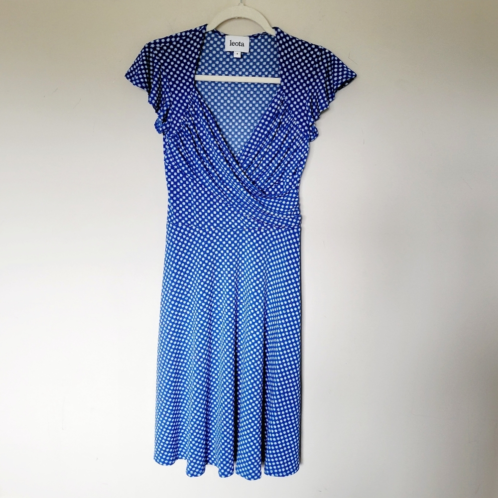 Leota Faux Wrap‎ Jersey Dress